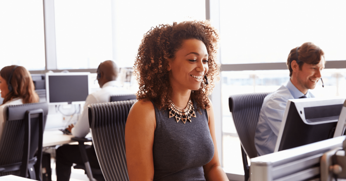 woman-working-at-a-laptop-on-a-call