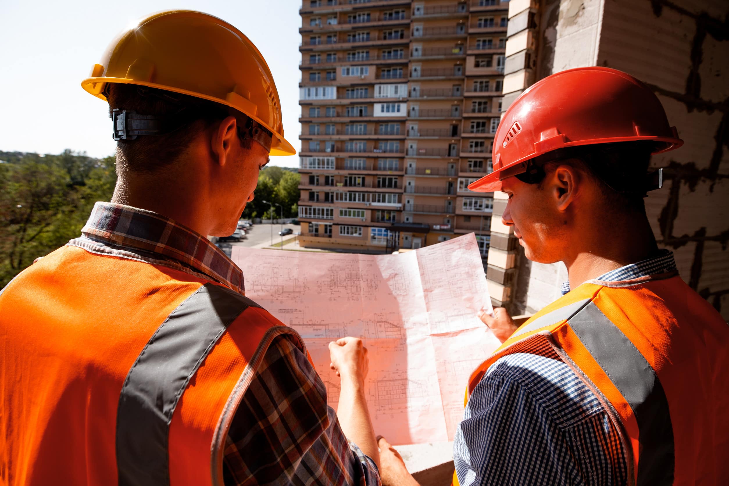 Construction site supervisor in South Africa